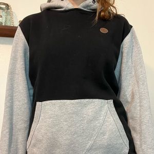 Volcom grey and black hoodie